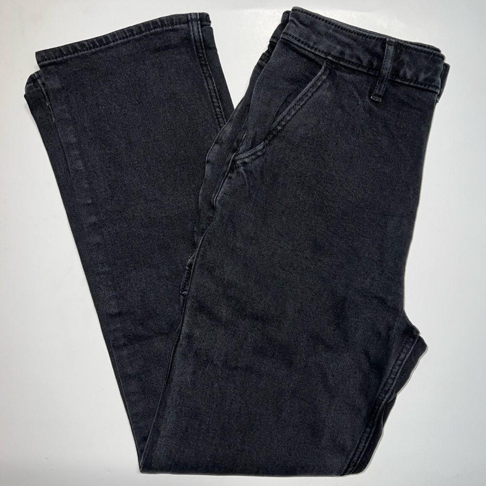 Hollister Ultra High Rise Stacked Vintage Straight Jean